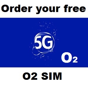 Order your free O2 sim card