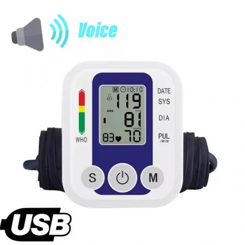 Electronic Arm High-precision Blood Pressure Measuring Device Voice