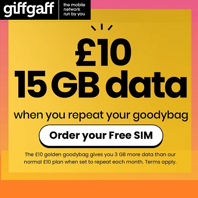 Get a free giffgaff Sim