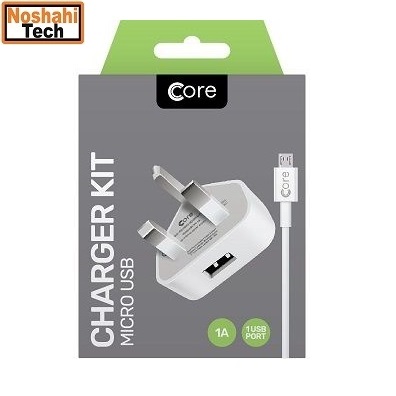 Charger Kit Core 1A For Mobile Phone Micro Usb