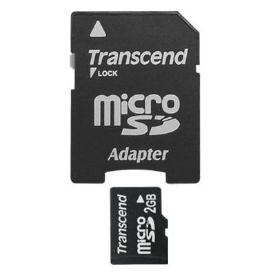 Micro Sd Card Transcend 2gb With Adapter