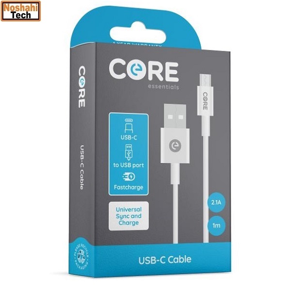 Fast Charging Cable Type-c Usb C Fast  2.1a 1 Meter  Core White For Samsung S8 S10