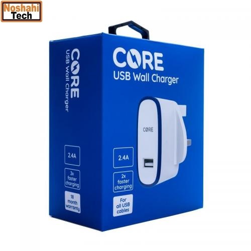 Core Usb Wall Charger 2.4a 5v Single Usb Adapter