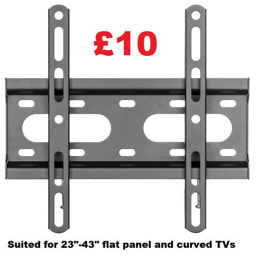 Tv Wall Mount Bracket Fixed For 23 To 43 Inches Tv