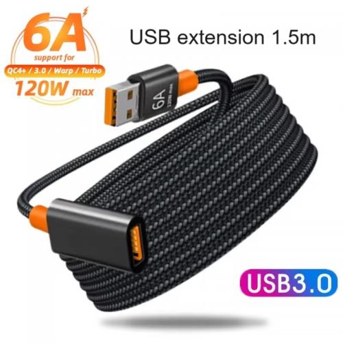 Extension Cable 1.5m 6a Usb 3.0  Make To female Cord High Speed T