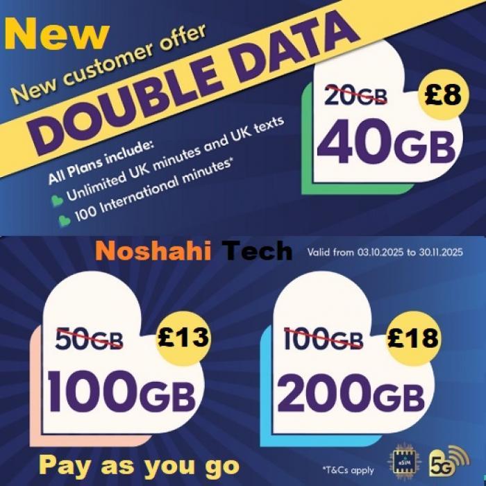 Lyca Mobile 100gb Data Unlimited Minutes Texts Uk New Sim Normal Or Esim 