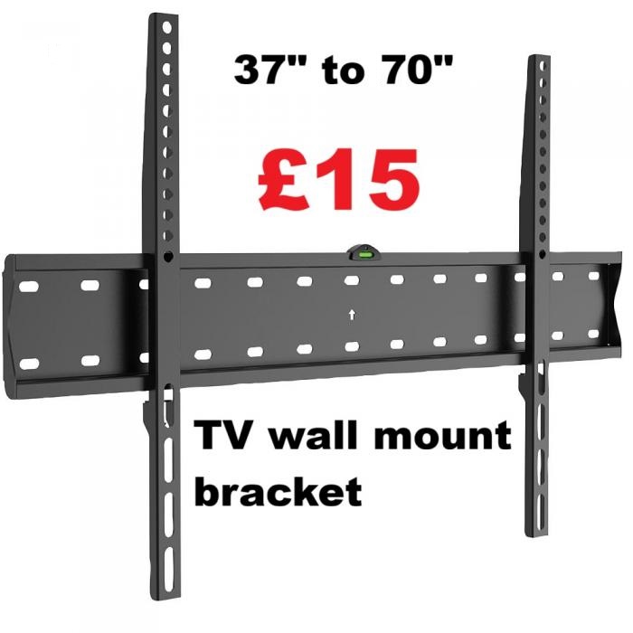 Tv Wall Mount Bracket For Lcd Led Tv 37 To 70 Inches Slim Fixed