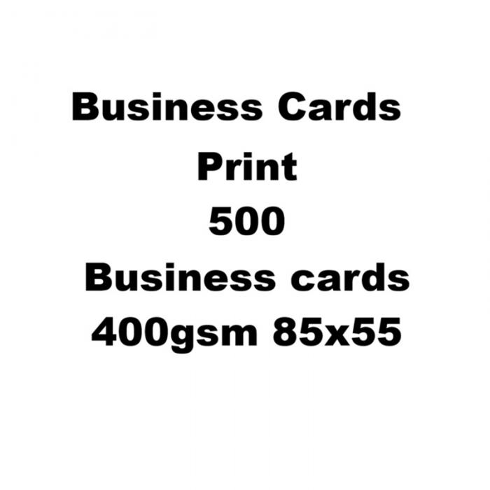 Print Business Card 85x55 500 Full Color Single Sided Free Design