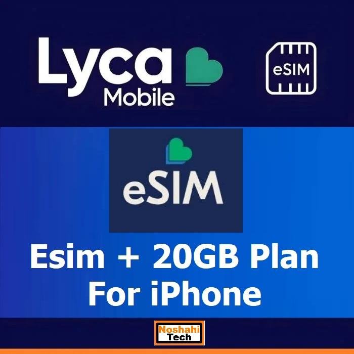 Lycamobile Esim For Iphone With Preloaded 20gb Data Unlimites Minutes Texts Uk Esim Pay As You Go