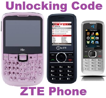 ZTE Mobile phone Unlocking Code Network Unlocking Code