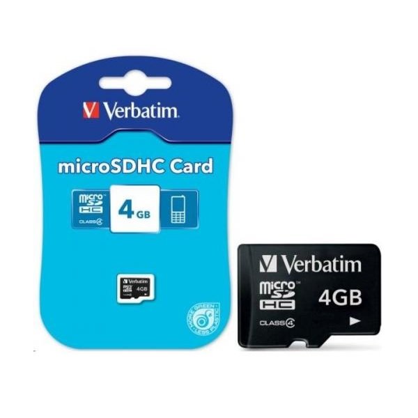 Verbatim 4GB Micro SDHC Memory Card